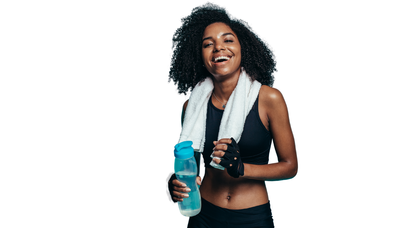 Woman Resting after Workout