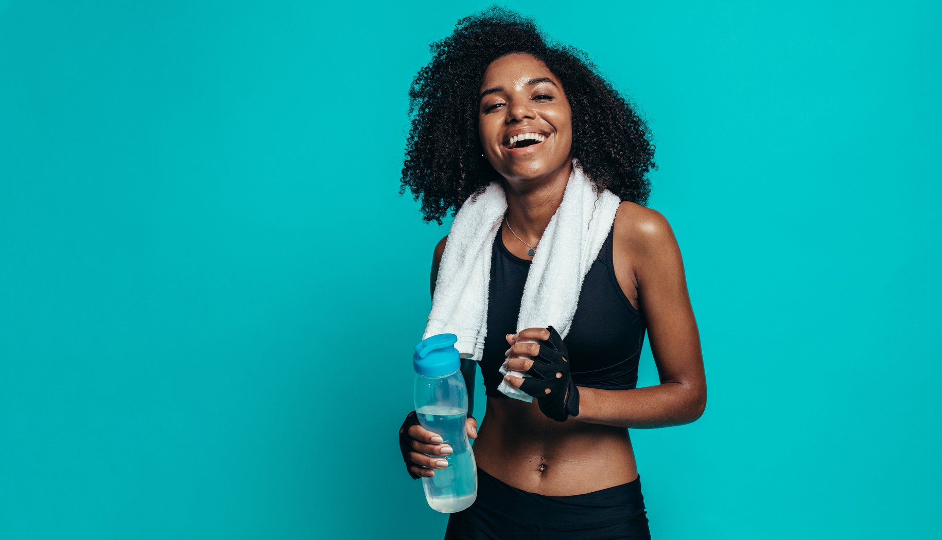 Woman Resting after Workout